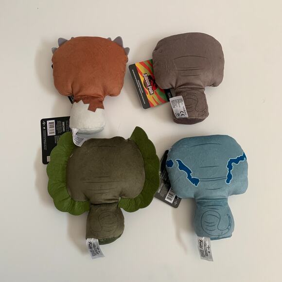 Funko POP! Plushies: 6'' Jurassic Lot Of 4 Beanbag Mini Plush New - Picture 2 of 10